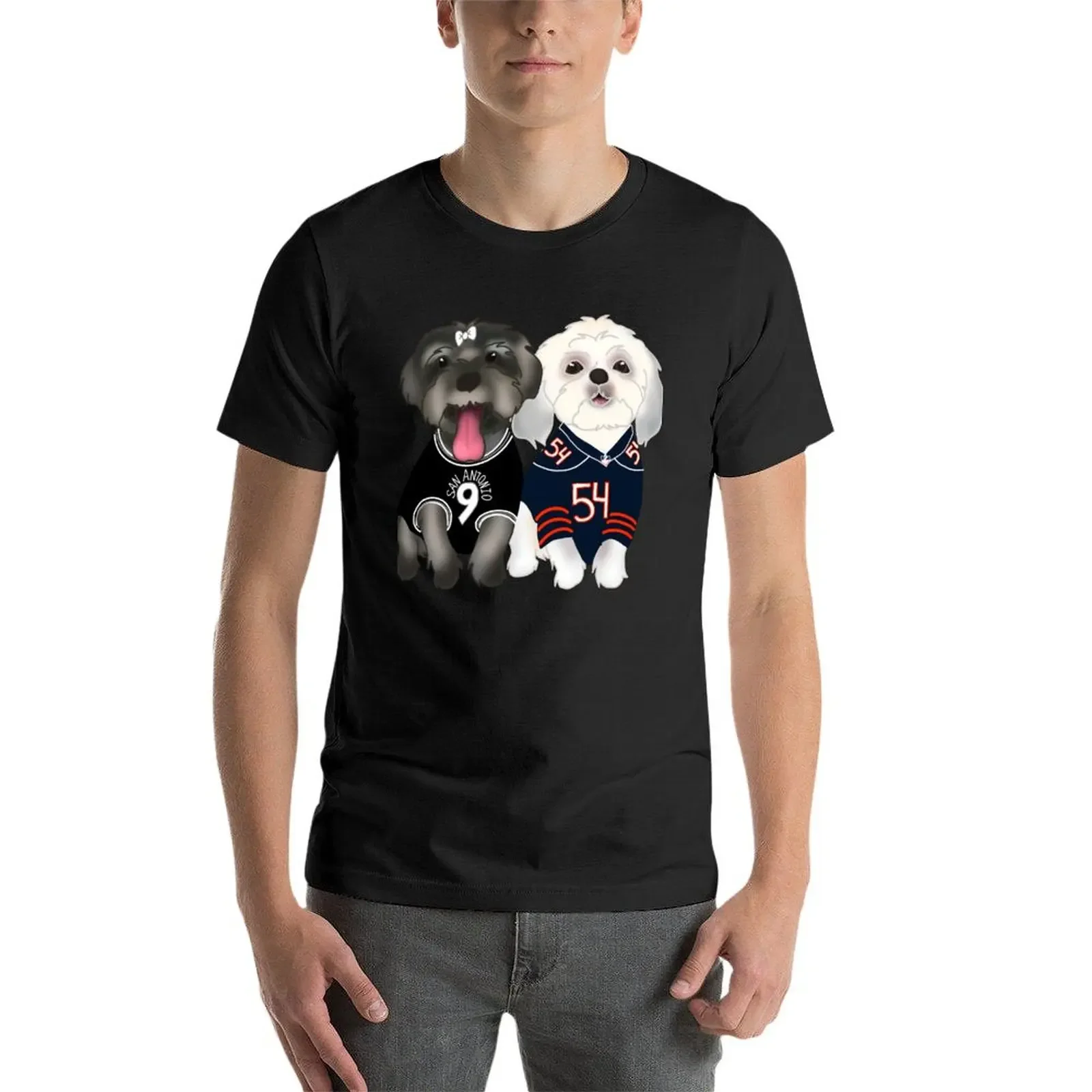 Футболка Pups for Dani футболка с короткими рукавами забавная быстросохнущая для