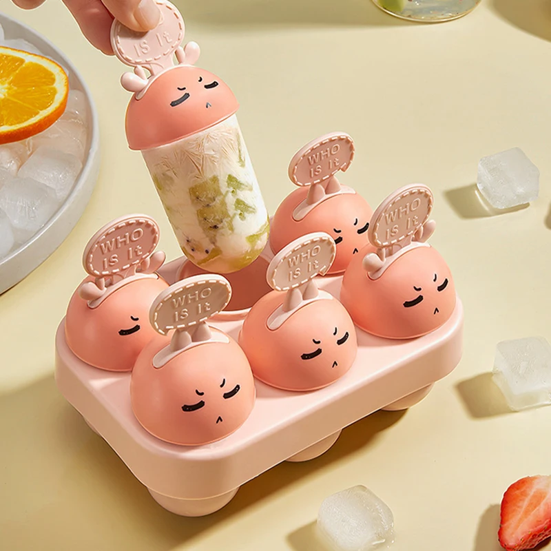 

Cute Cartoon Ice Cream Mold for Kids Homemade Diy Popsicle Mould Ice Cream Maker Chocolate Dessert Mold Party Supplies