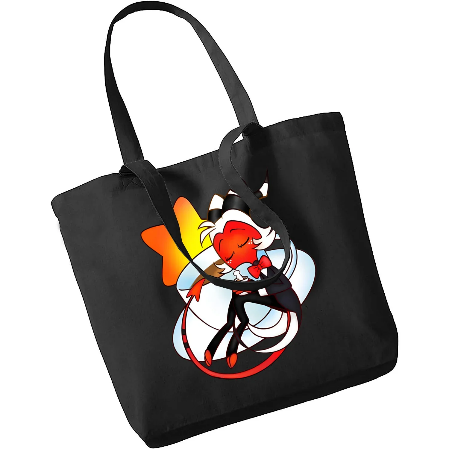 Женская сумка для покупок Helluva Boss складная многоразовая сумка-шоппер в стиле