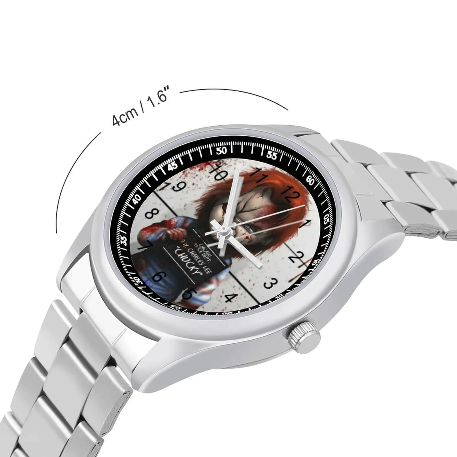 Chucky from Childs Play Quartz Watch Tv Home Strong Wrist Steel Photo Promotion Teens Wristwatch |