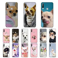 maiyaca chihuahua puppy teacup dogs phone case for huawei y 6 9 7 5 8s prime 2019 2018 enjoy 7 plus