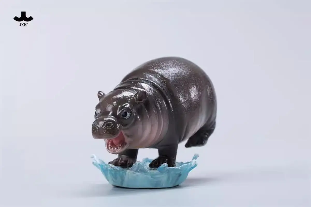 Фото Fanatic JXK JXK265 Hippo 4,0 10 см статическая модель животного орнамент аксессуары в наличии №1