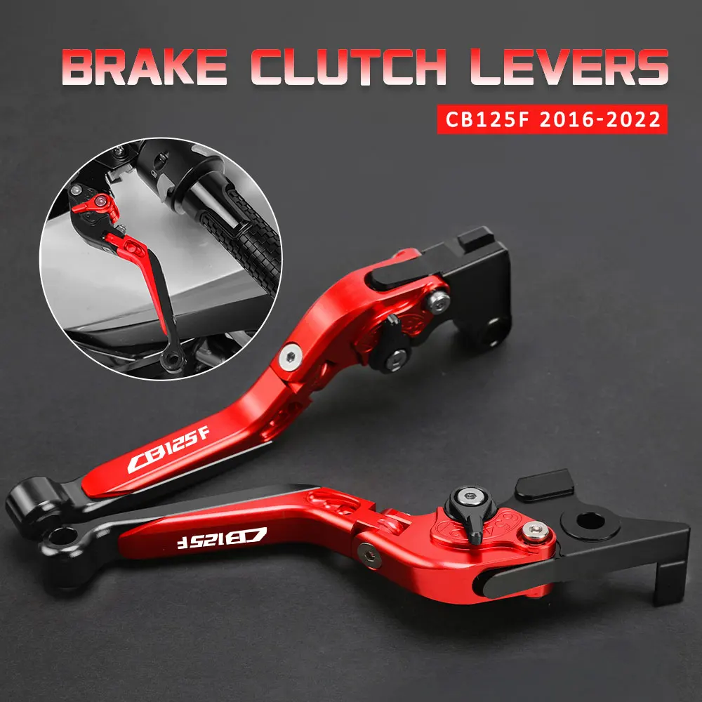 

Motor Accessories Adjustable Handle Brake Clutch Levers For Honda CB125F CB 125 F 125F 2015 2016 2017 2018 2019 2020 2021 2022