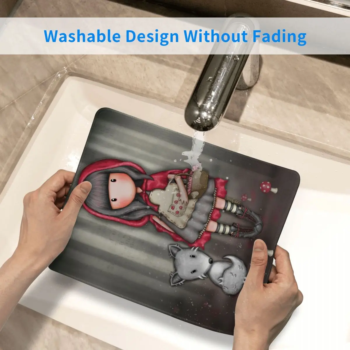 Нескользящий коврик для мыши с резиновой основой |