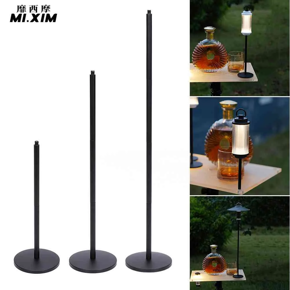 

Multi-function Detachable Lantern Stand Ultralight Aluminum Alloy Camping Lamp Rack for Picnic BBQ Hiking Desktop Lamp Holder