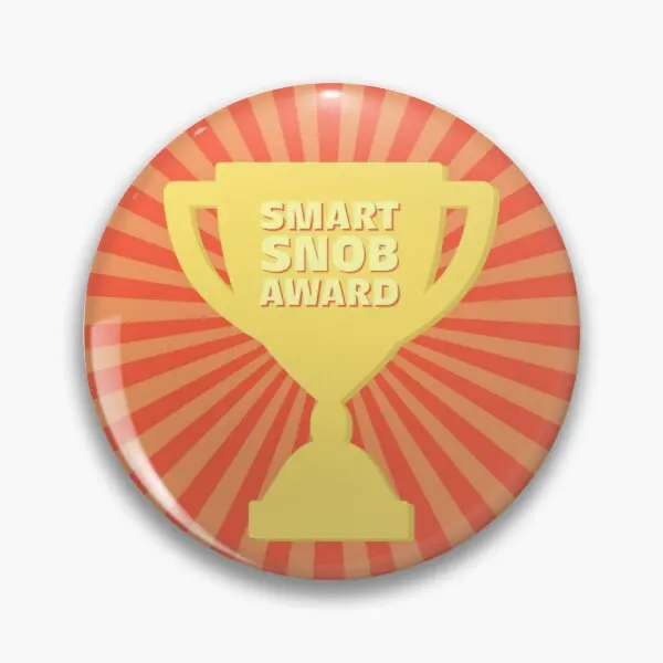 

Настраиваемая мягкая булавка для шляпы Smart Snob Award, модная металлическая подарочная бижутерия, милая мультяшная забавная креативная Женская ...