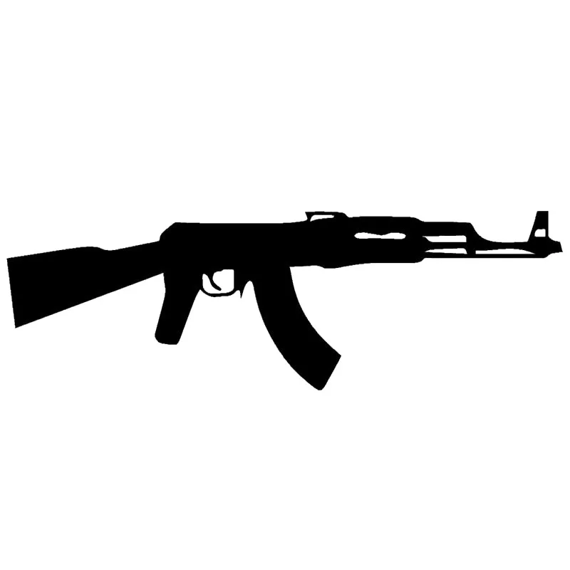 

Classic Firearms Ak-47 Kalashnikov Military Enthusiasts Car Sticker for SUV Window Motorcycle Kayak Vinyl Decal car styling Jdm