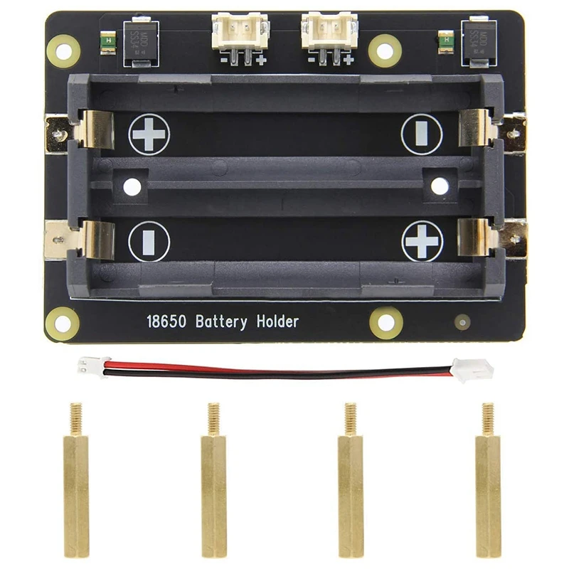 

X728-A2 Stackable 18650 2-Cell Battery Holder (Without Batteries) For Raspberry Pi X728 UPS