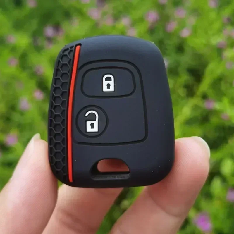 НОВЫЙ силиконовый чехол для автомобильного ключа Peugeot 107 206 307 207 406 408 Citroen C1 C2 C3 Berlingo