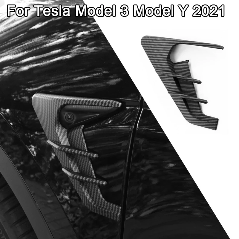 

Боковые края автомобильной камеры, спойлер, пылезащитный чехол, модификация внешнего крыла грома, аксессуары для замены для Tesla Model Y 3 2021