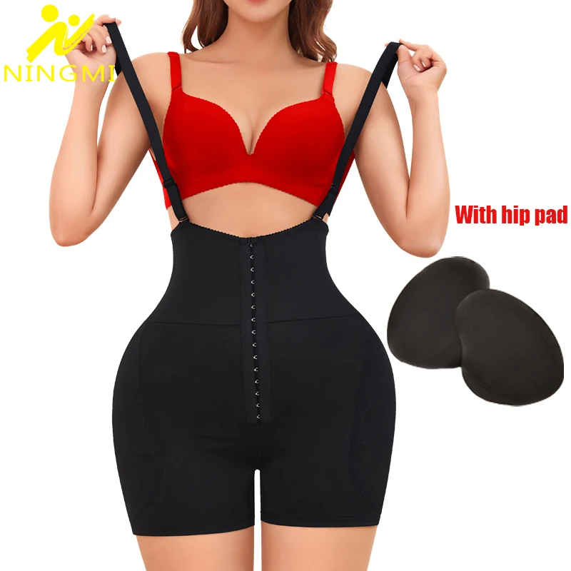 

NINGMI Butt Lifter Shaper Panties Women Hip Pad Push Up Shapewear High Waist Tummy Control Plus Size Hip Enhancer Panties