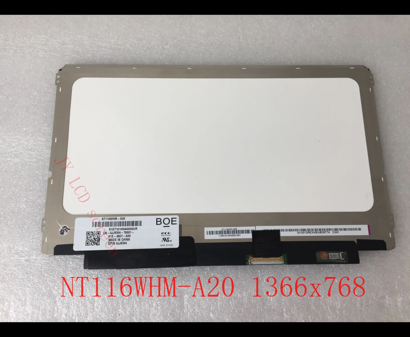 11.6 Inch NT116WHM-A20  NT116WHM A20 LCD Touch Screen EDP 40 PIN 60HZ HD 1366*768 Laptop Display Panel