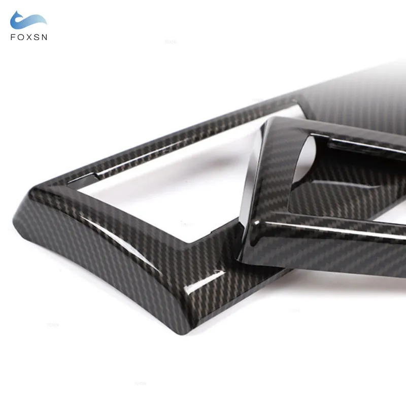 LHD для BMW 1 2 серии F20 F21 F22 F23 2012-2017 текстура из углеродного волокна панель приборной