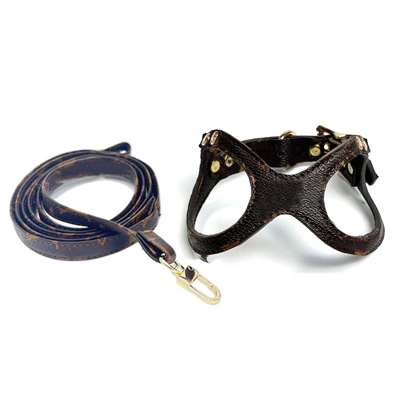 

Designer Luxury Fashion Chihuahua Yorkies Puppy Pet Walking Harness Leash Set LC0036
