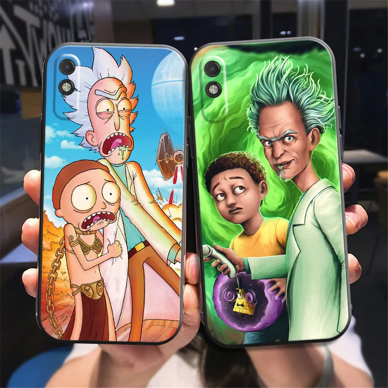 

Funny Carton Rick And Morty Phone Case For Xiaomi Redmi 7 7A 8 8A 9 9i 9AT 9T 9A 9C Note 7 8 9 9S 10 10S 10 5G TPU Coque Cover