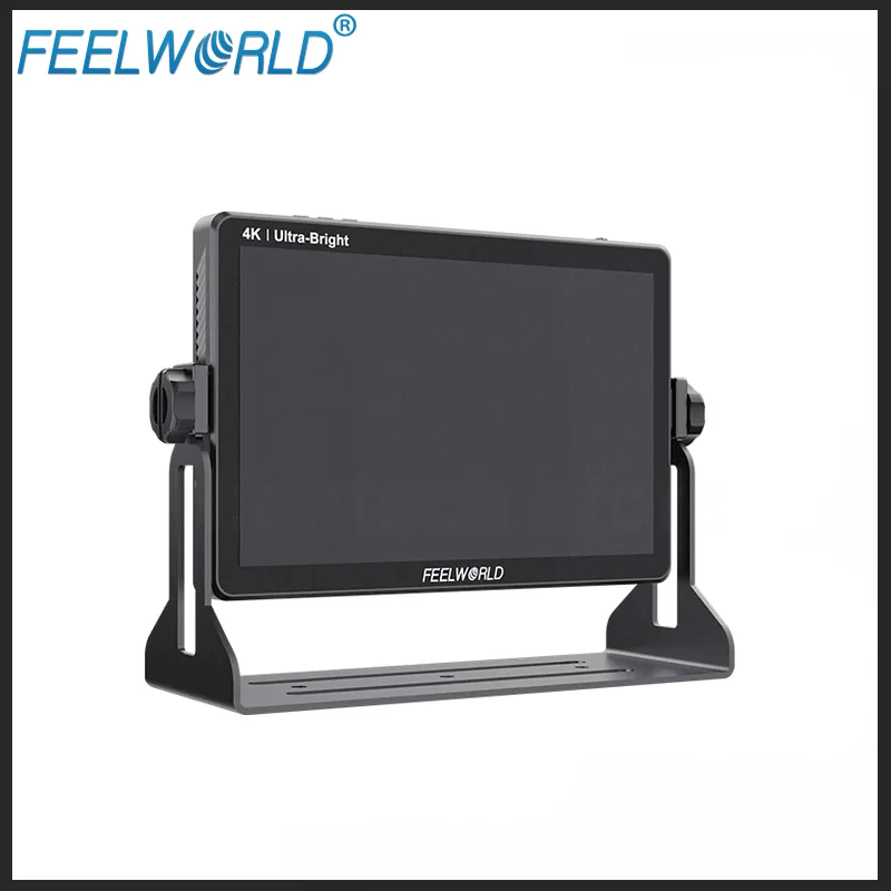FEELWORLD LUT11S 10.1 Inch 2000nit Ultra Bright IPS Touch Screen 3DLUT 3G-SDI HDMI DSLR Camera Field Monitor with F970 External - купить по