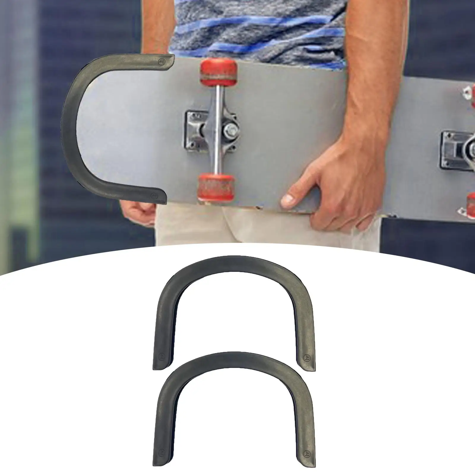 

2x Skateboard Deck Guards Protector Longboard Dance Board for Longboard Boys Grils