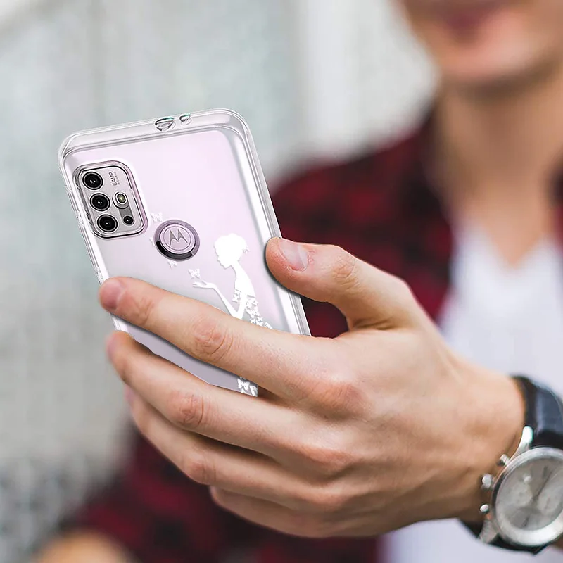 dandelion flower phone case for motorola moto g30 g9 play e7 plus g20 g50 g60 g40 fusion e7 e20 e40 silicone back shell covers free global shipping