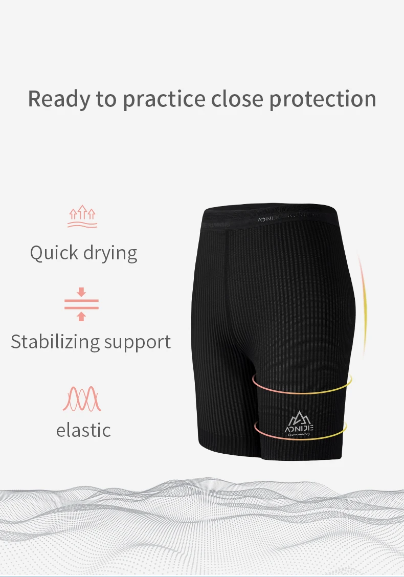 AONIJIE FW5170 Women Female Outdoor Quick Drying Tight Shorts Breathable Sports Leggings For Running Marathon Cycling Yoga