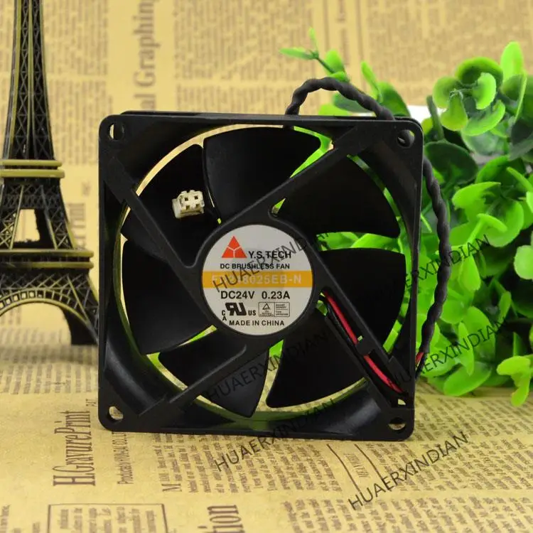 Новый FD248025EB-N 24V 0.23A 8CM 8025 комплект для сборки охлаждающего вентилятора