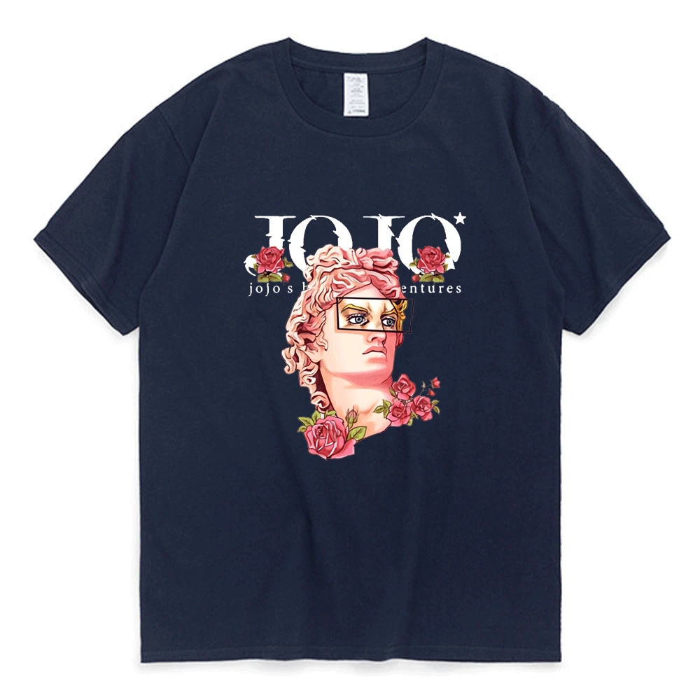 

Jojo Jojos Bizarre Adventure Shirt _ Jojo Bizarrey Playing with Chair Tshirts 100% Cotton T-shirts KawaiiCute Short Sleeve
