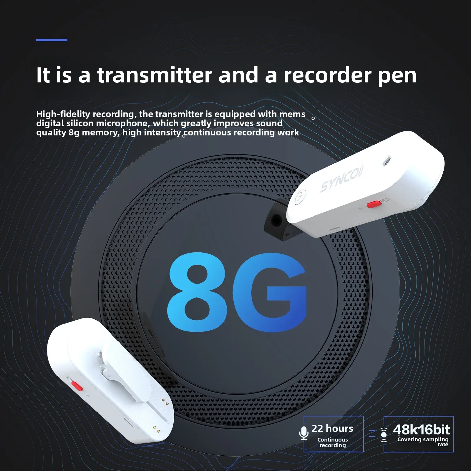 Фото НОВОЕ устройство для фотосъемки мобильного телефона Fengke G3, OLED-дисплей, дизайн, Wi-Fi, беспроводной петличный микрофон для Android, для улицы №4