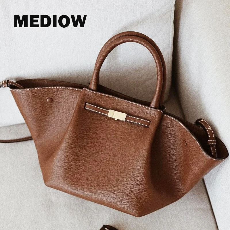 Женские сумки-тоут MEDIOW роскошные дизайнерские сумки кошельки новинка 2024 пряжка