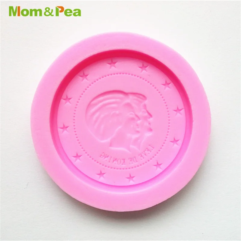 

MPA0205 силиконовая форма в форме монеты, камедь, шоколад, декоративная помадка, инструменты для украшения торта