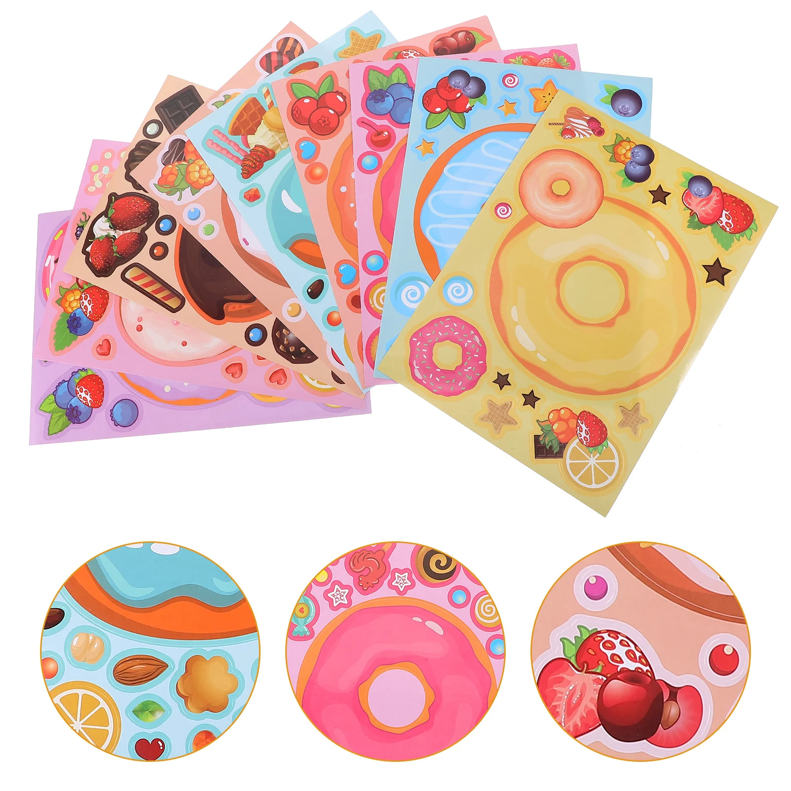 

27 Sheets Scrapbook Sealing Sticker Snack Envelope Festival Stickers Gift Bag Delicate Child