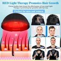 red light therapy hair growth cap 118pcs lamp beads 630nm 460nm laser hair growth hat oil control anti hair loss head massager