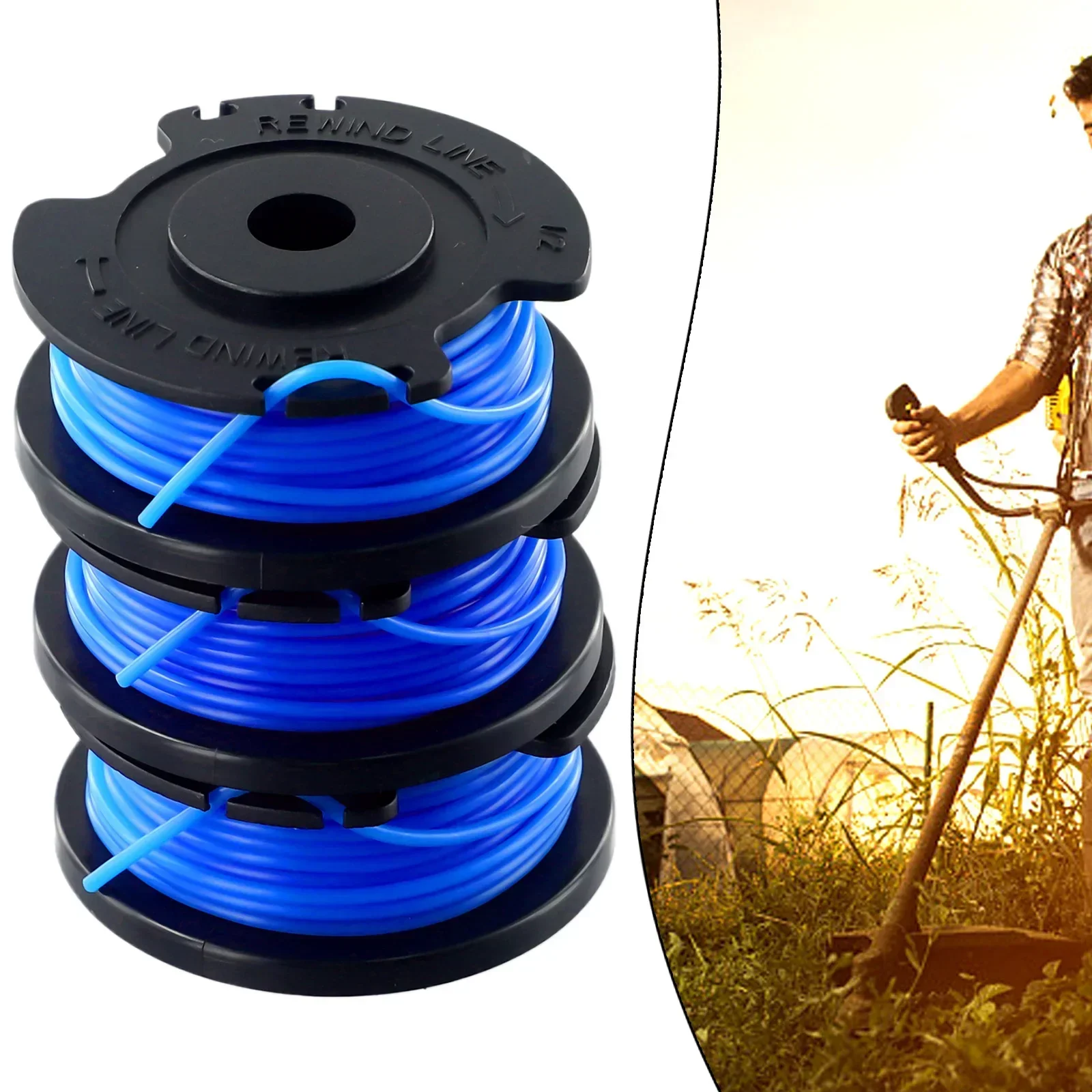 Для Greenworks катушки с одной резьбой для аксессуары гибкого использования G24LT25 G24LT