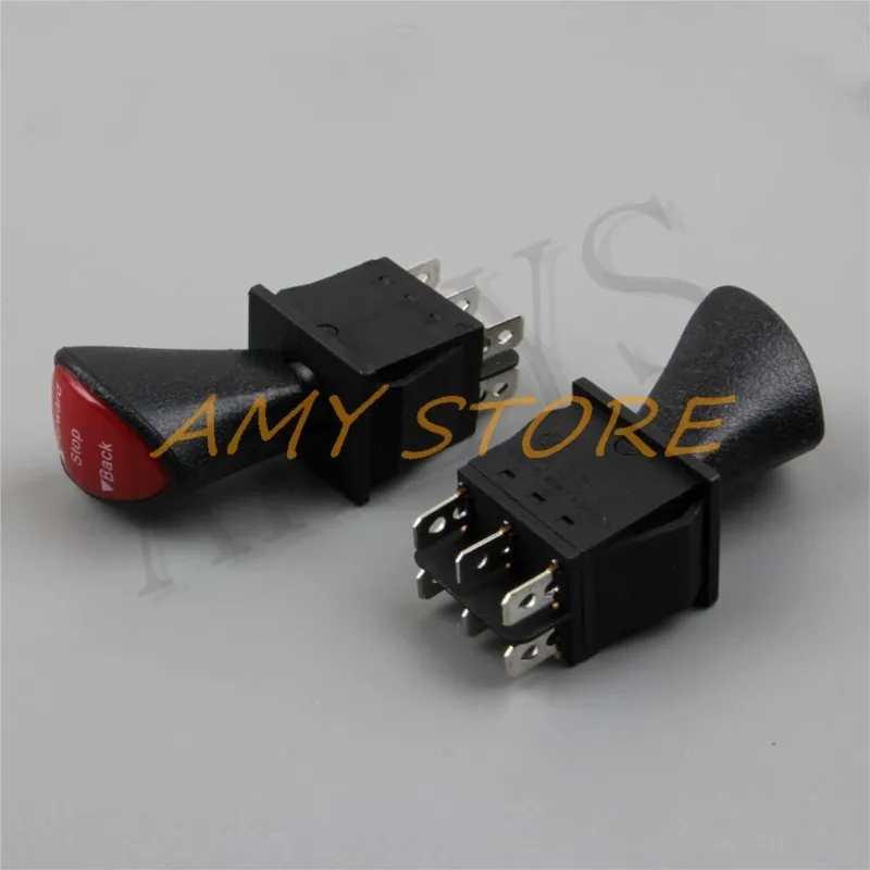 6-контактный ползунковый переключатель с фиксацией вперед-назад DPDT 250 В