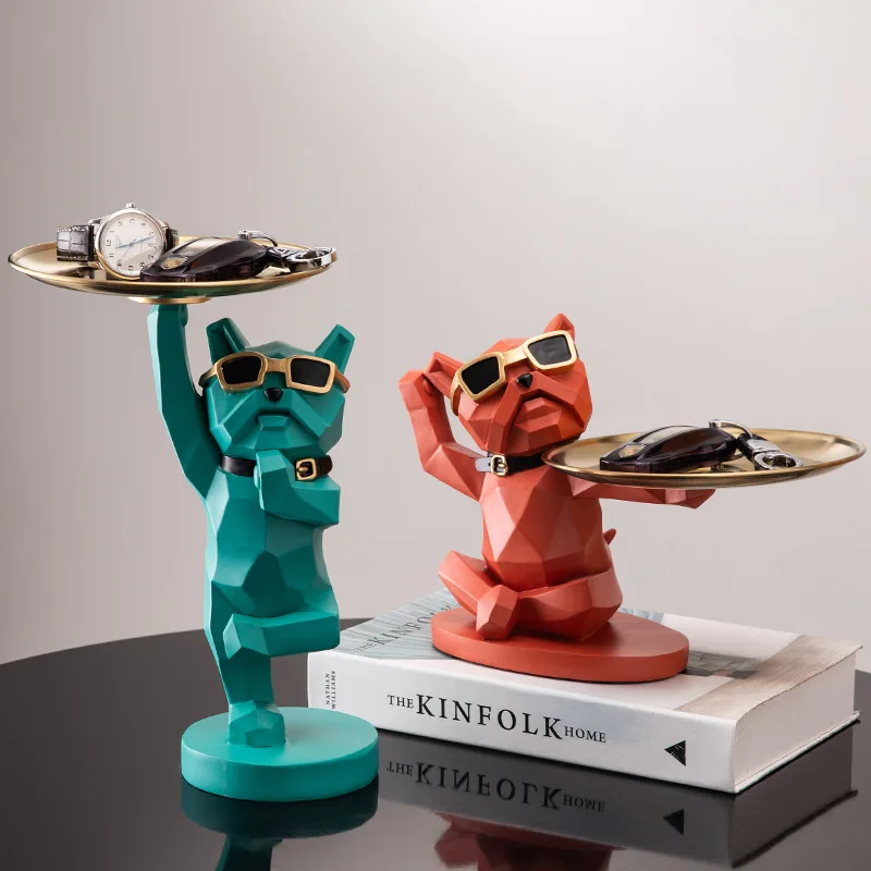 

Nordic style Creative animal desktop ornaments key storage tray light luxury home decoration accessories modern DXUIALOI