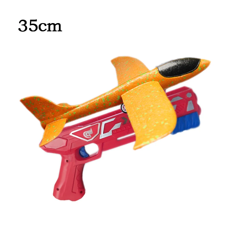 

Airplane Launcher Toy Children Bubble Catapult Plane Catapult Gun Outdoor EPP Foam Airplane Launcher Shooting Game Toy for Kids