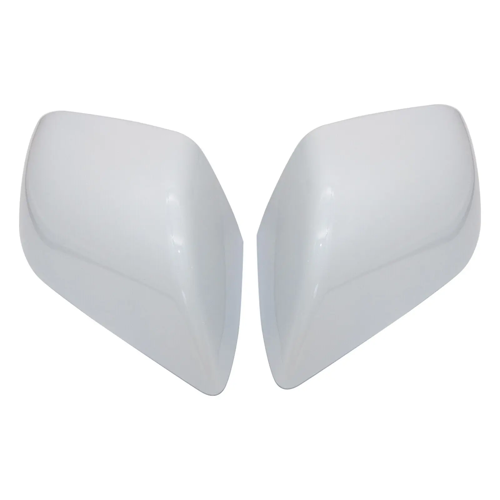 Жемчужно-белые крышки зеркала заднего вида с боковыми зеркалами