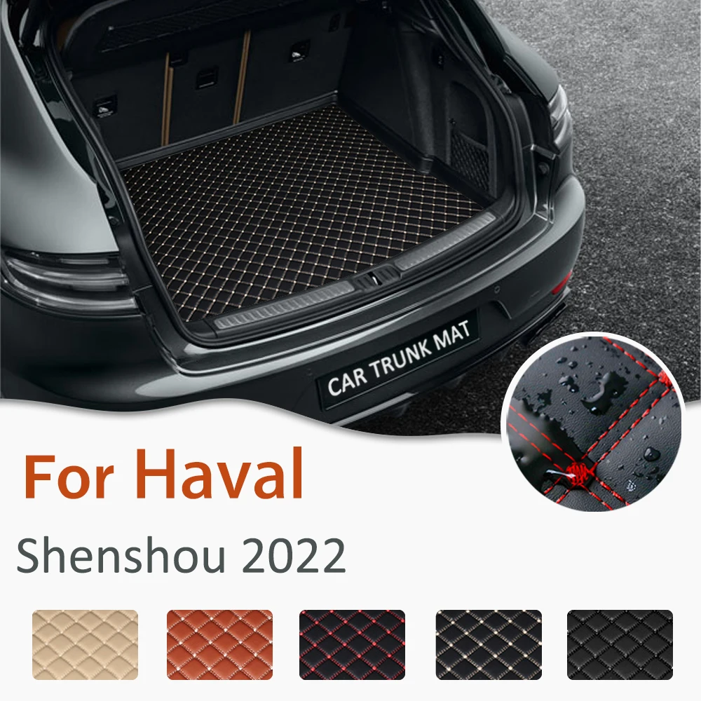 

Для Haval Shenshou 2022 пользовательский коврик для заднего багажника коврик для багажника автомобильный коврик для багажника напольный коврик для...