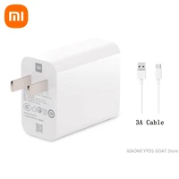 original xiaomi 33w fast charger full kit type c cable for mi 10 9 10t lite poco x3 nfc redmi k40 note 9 10 pro