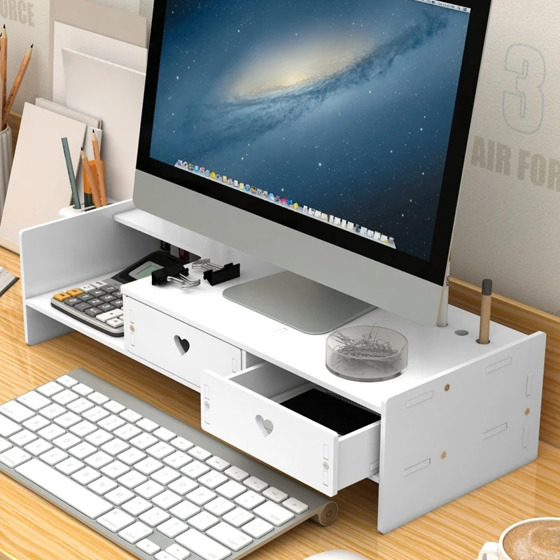 Computer Monitor Screen Increased Shelf Organiser Desktop Rack Keyboard Base Storage Tray | Автомобили и мотоциклы
