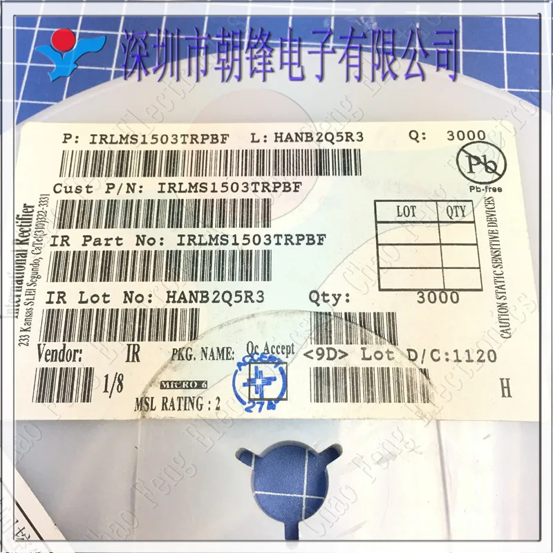 

20pcs original new IRLMS1503TRPBF IRLMS1503 SOT23-6