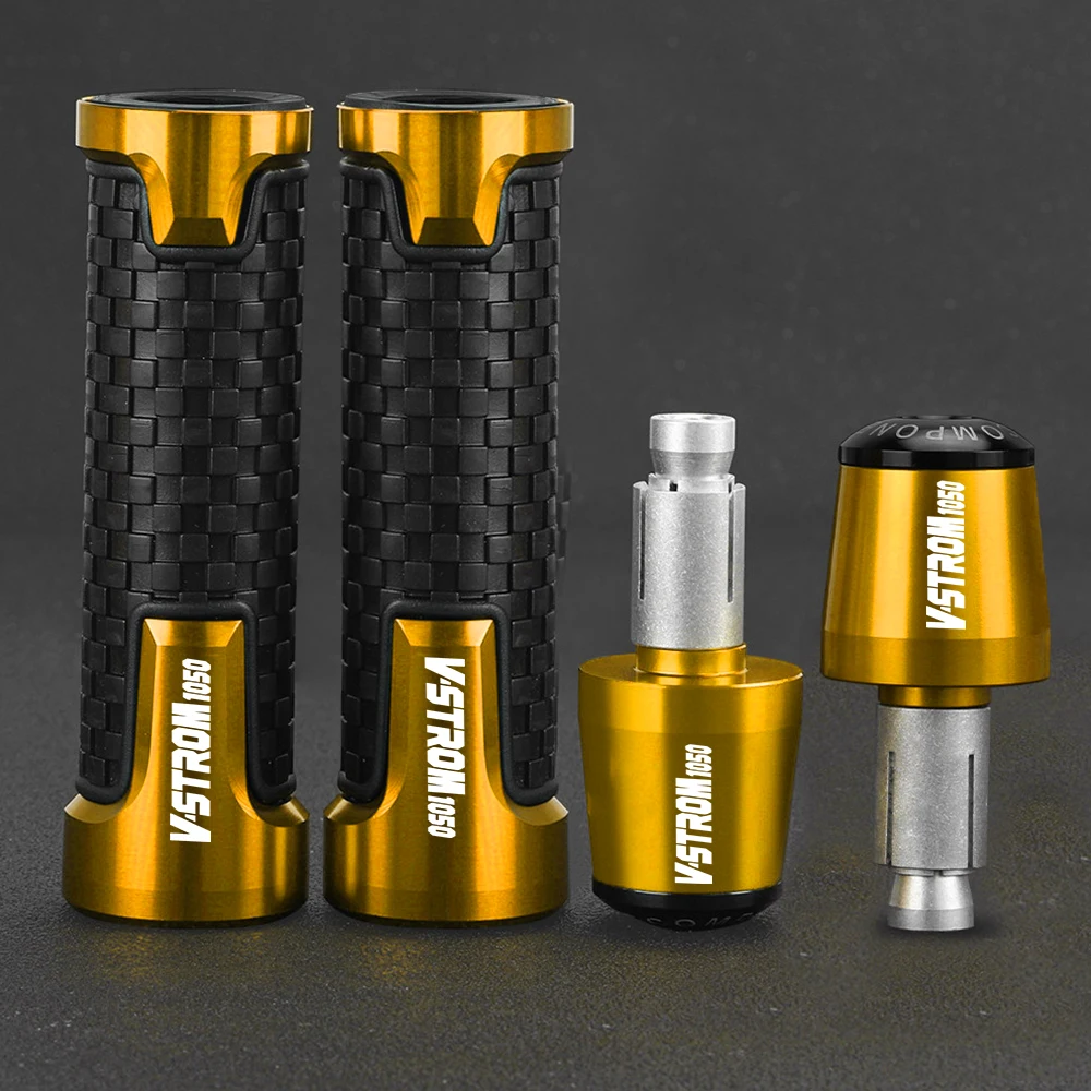 

For SUZUKI V-STROM 1050 VSTROM 1050XT 2019 2020 2021 2022 Moto accessories 7/8" 22MM Handlebar Grips Handle Bar Cap End Plugs