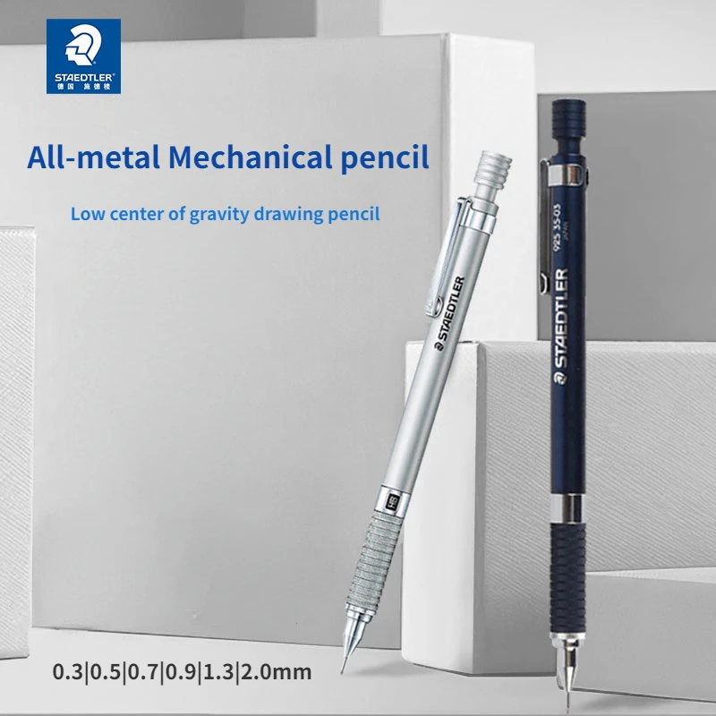 Staedtler Limited 925 25/35 Mechanical Pencil 0.3~2.0mm Sketching Low Center Gravity Drawing Design Gift Set School Supplies