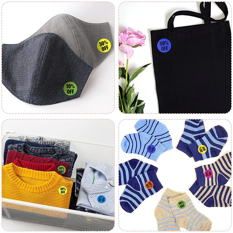 25 мм стикер со скидкой на товары для супермаркетов магазинов торговых центров