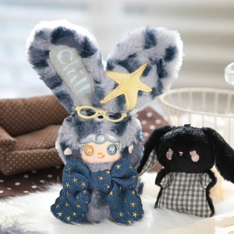 Фото Новая плюшевая игрушка-кролик Yooki Cute Healing в закрытой упаковке, подвеска для сумки, подарок на день рождения для женщин, коллекционная игрушка, оригинал №5