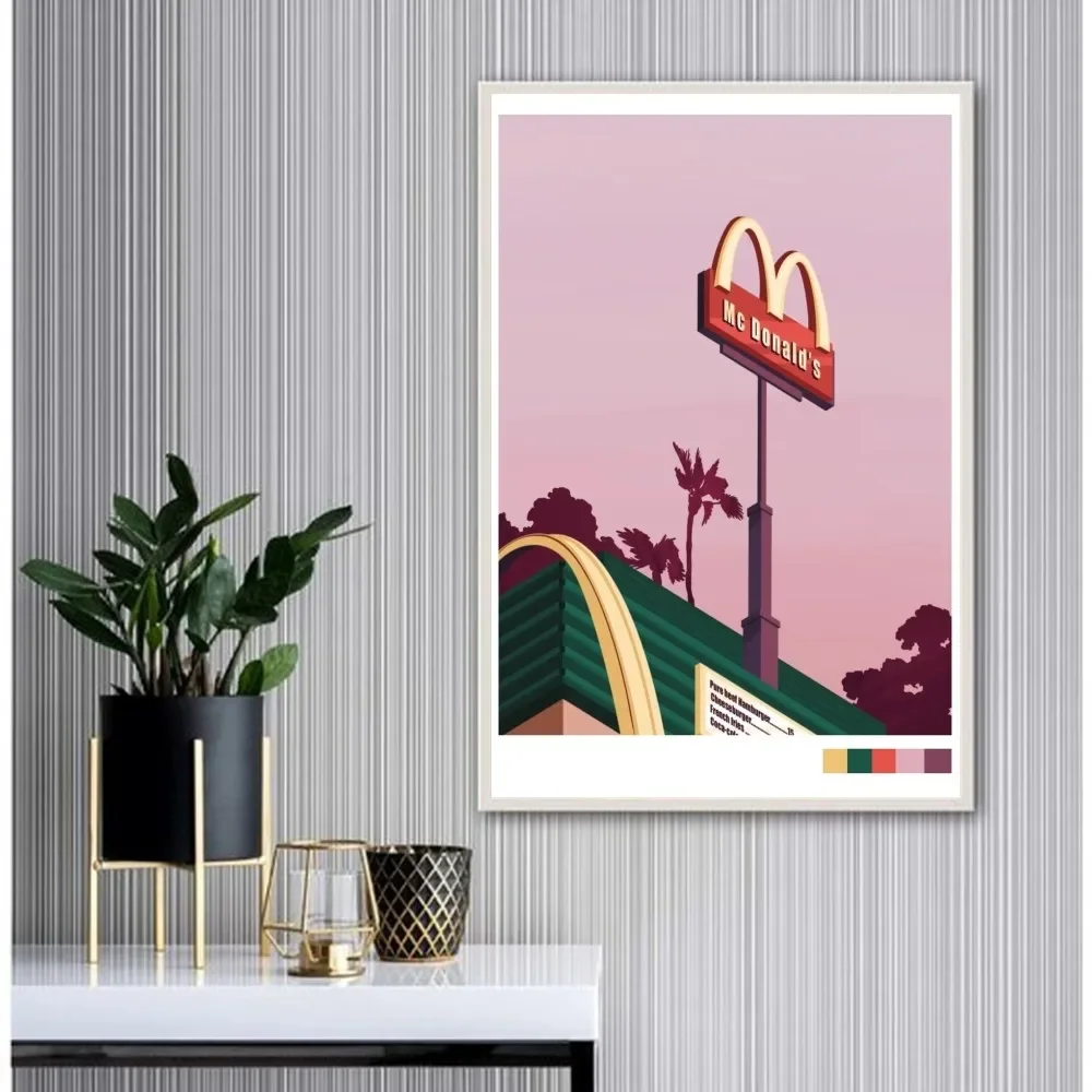 1 Шт. Ретро Иллюстрация Сцена Жизни Плакат Печать На Бумаге Для Дома Гостиной