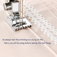 size 234mm twin needles and wrinkled 579 grooves sewing presser foot feet for most household sewing machine sewing tools