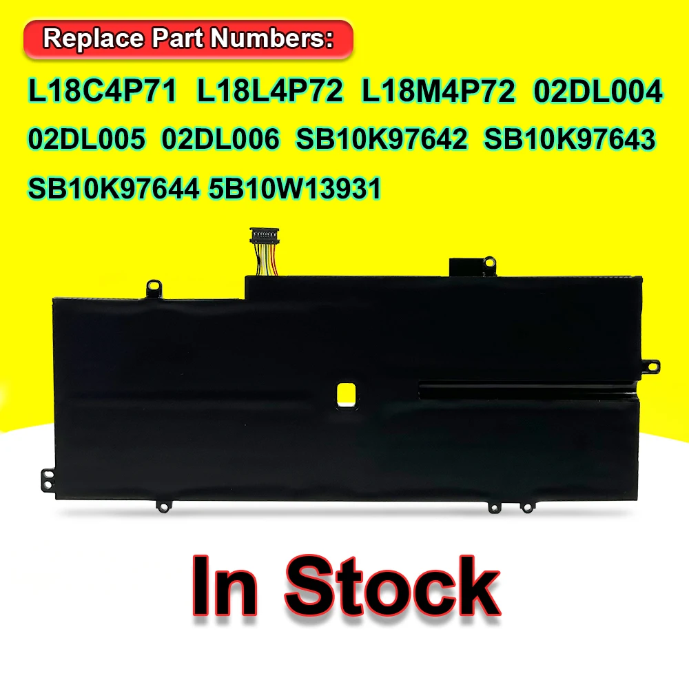 Аккумулятор L18C4P71 для ноутбука Lenovo ThinkPad X1 Carbon батарея 7-го/8-го поколения Yoga 4-го/5-го