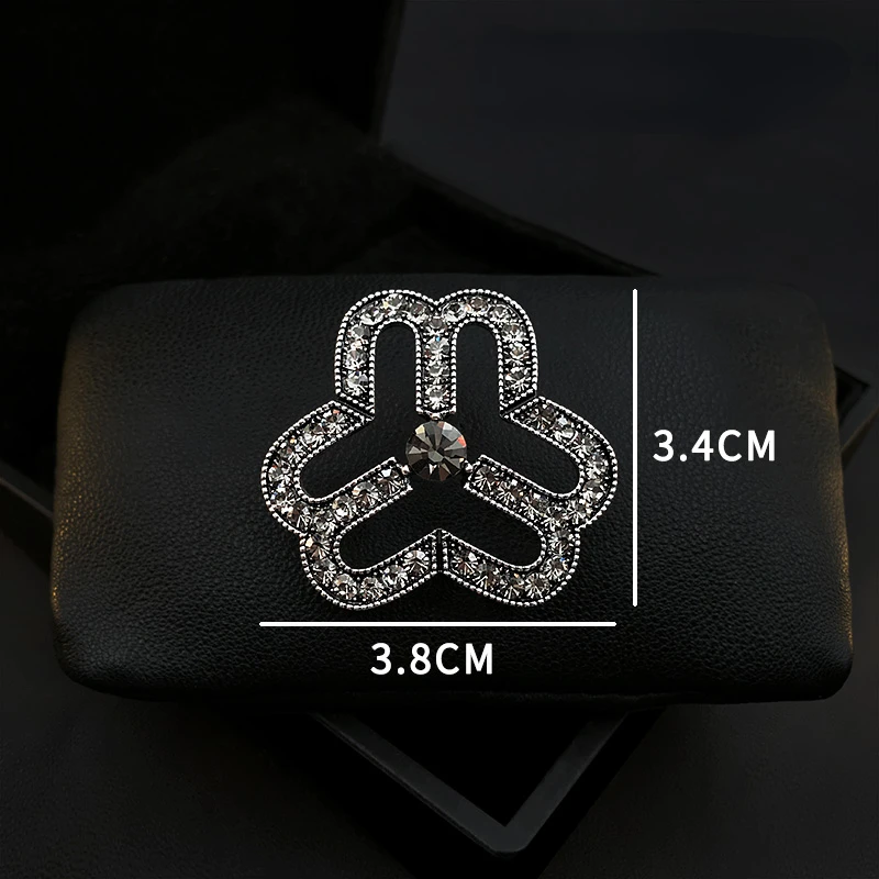 Upscale Retro Women's Federation Sign Brooch Women's Federation Commemorative Badge Corsage Pins Accessories Rhinestone Jewelry