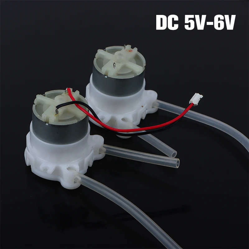 

DC 5V Micro Peristaltic Pump Precious Metal Brush 500 Geared Motor Dosing Pump Small Mute Liquid Water Pump For Lab 5V Pump