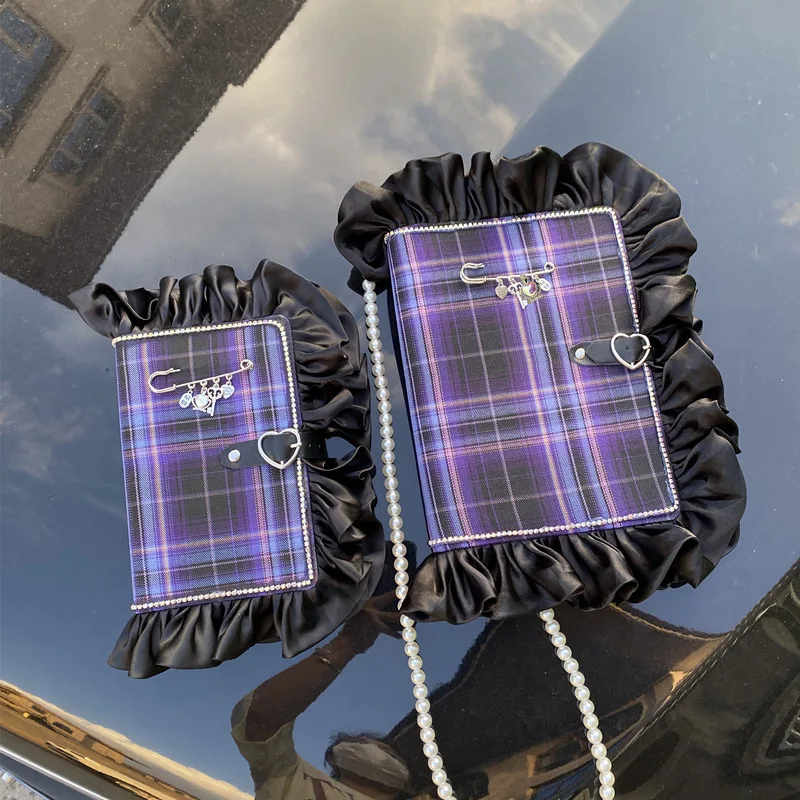 

Блокнот А5/А6 с кружевными цветами, милый дневник-планировщик на 90 листов с цепочкой, сменная бумага, школьные Канцтовары, подарок