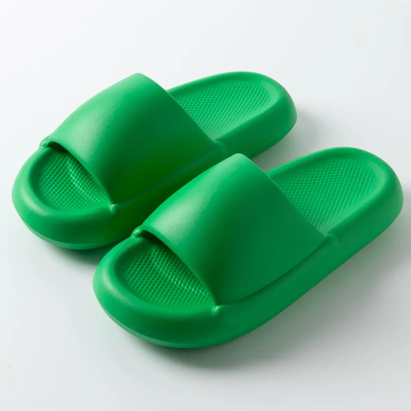 

Bread Slippers Women's Summer New Style Stepping on Shit Soft Bottom Outer Wear Women's Indoor Home Couple Home Thick Bottom Eva